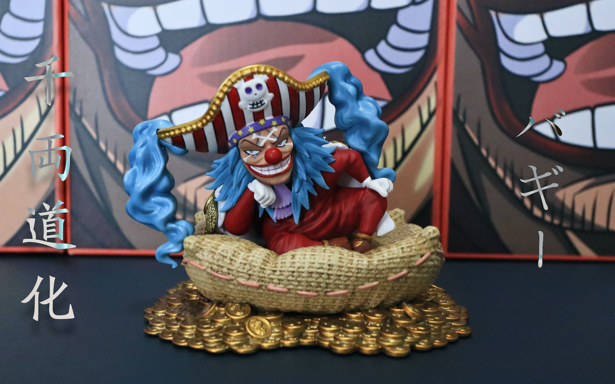 gk手办开箱★海贼王★ 新王下七武海 千道 巴基 by yz studio wcf