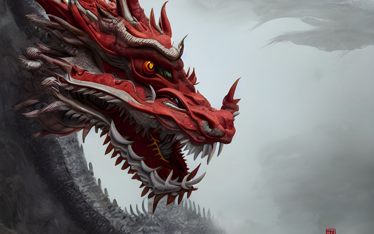 9月28日 ai人工智能绘画—华夏龙 作者:星日马