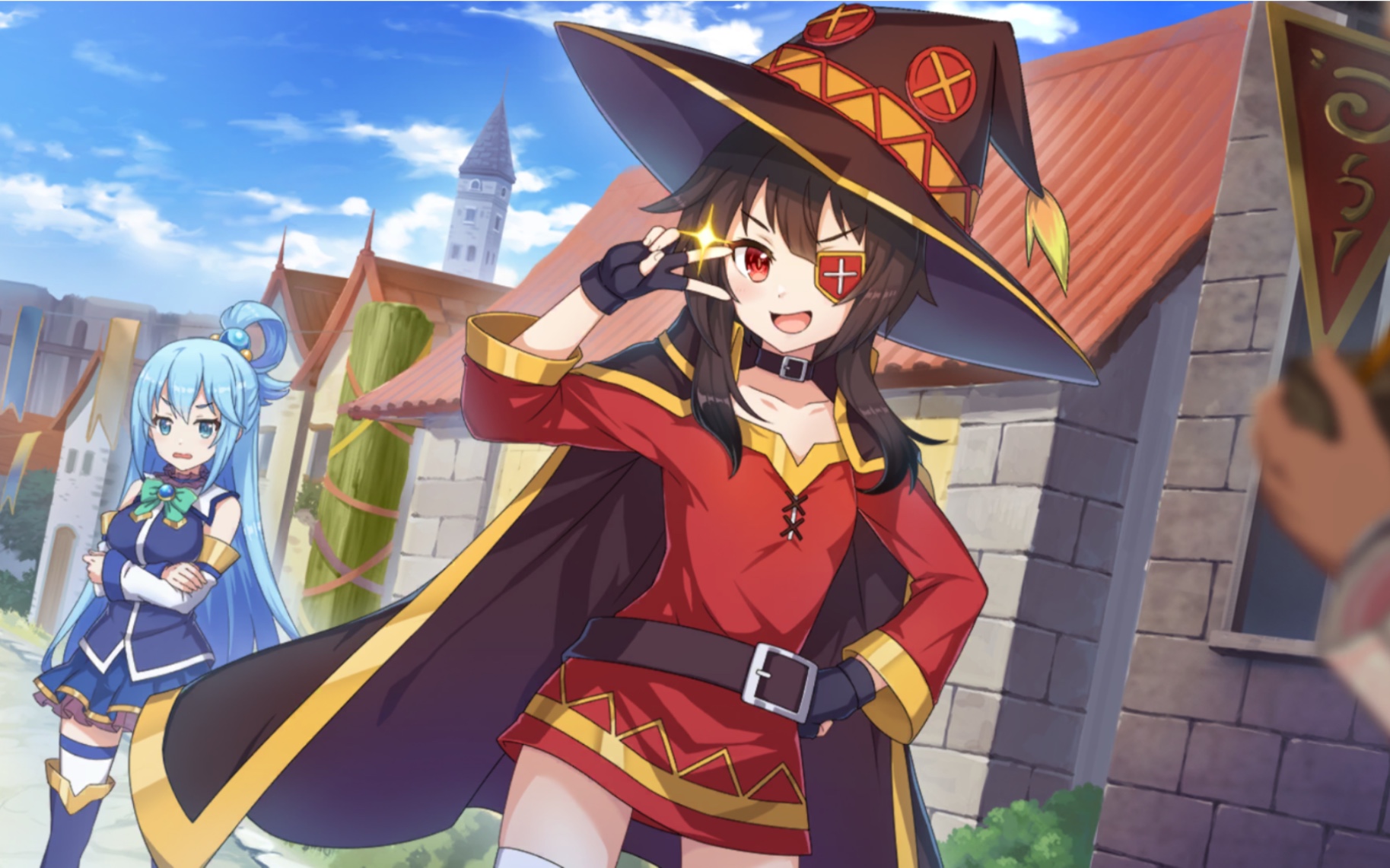 惠惠与悠悠返回红魔村,发生了什么呢