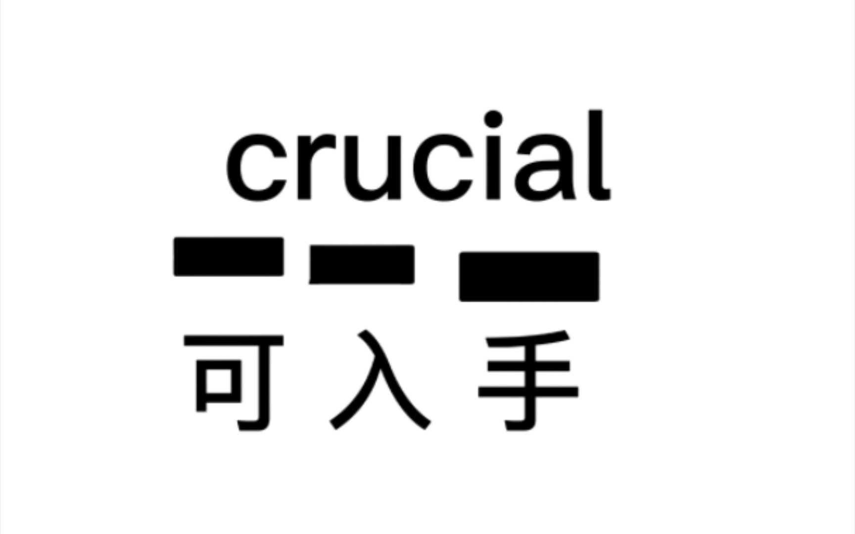 进!秒记单词: crucial(可入手?)【背单词不难!】哔哩哔哩bilibili