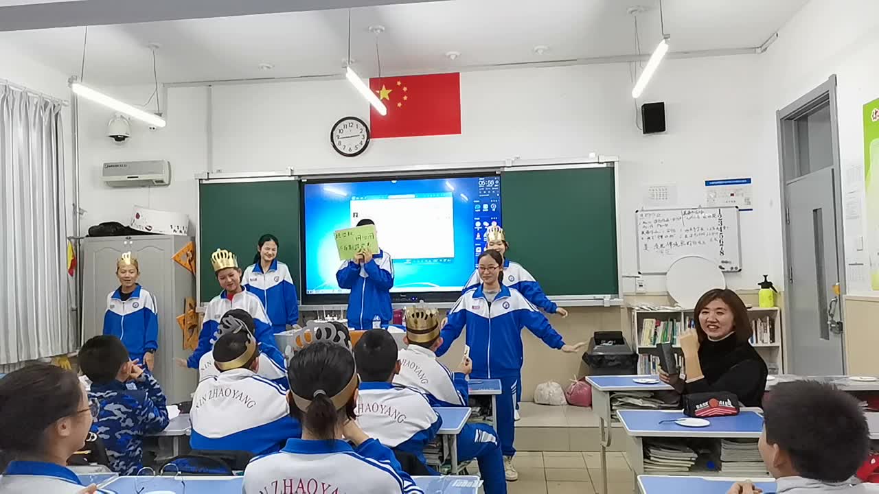 新朝阳实验学校七年五班小组表演哔哩哔哩bilibili