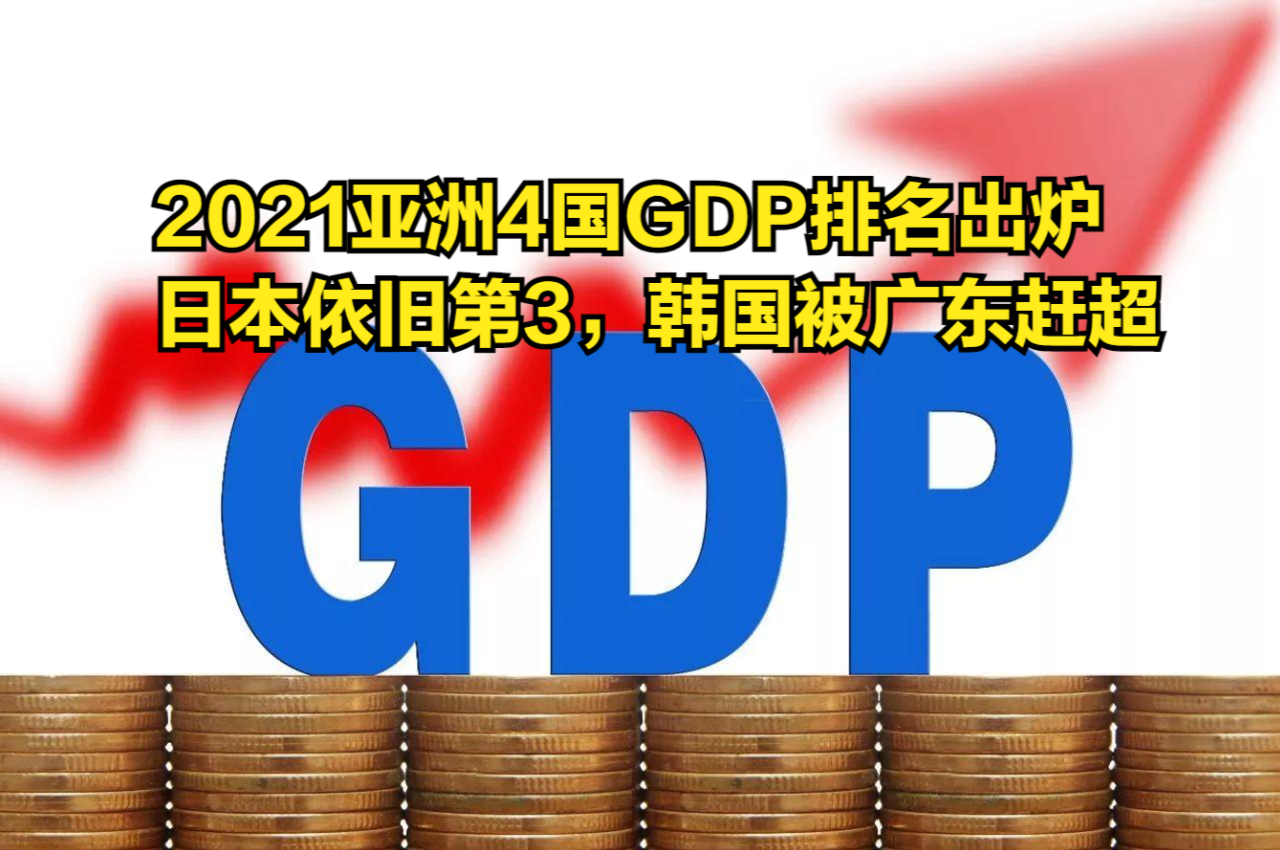 2021亚洲4国GDP排名出炉,日本依旧第3,韩国已被广东省赶超哔哩哔哩bilibili