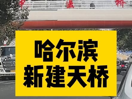 哈尔滨和平路新建的天桥投入使用,你家附近哪里需要建天桥?#哈尔滨 #天桥 #城市建设哔哩哔哩bilibili