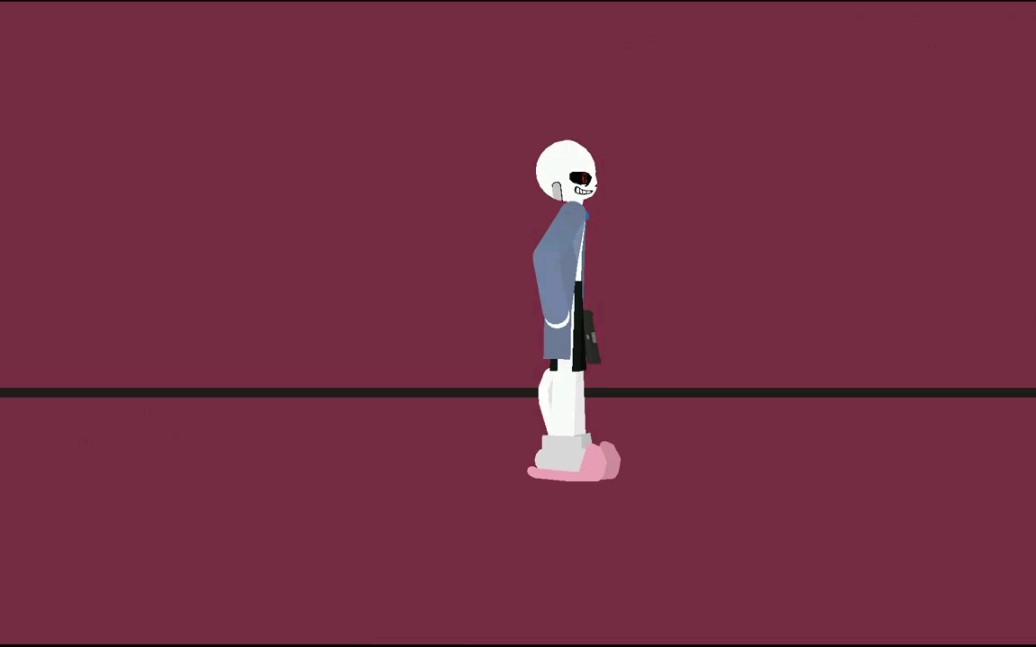 传说之下同人动画突然转变sansvs最后一囗气sans13阶段
