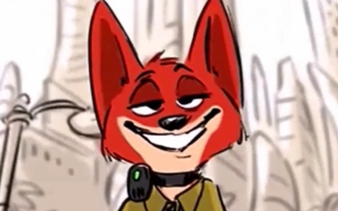 《疯狂动物城》的初版设定太虐了!狐狸尼克被戴电击项圈!