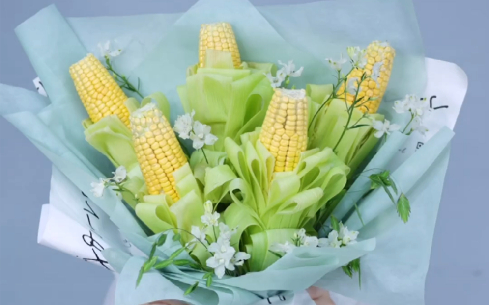 阿米亚花艺玉米创意花束