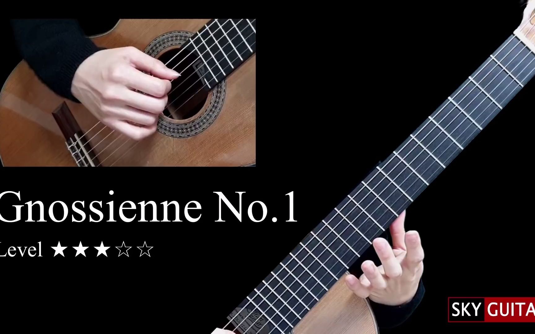 [图]Gnossienne No.1 - 玄秘曲No.1 | Sky Guitar