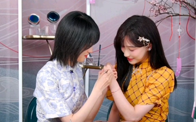 【snh48蒋芸】【snh48王晓佳】花西子快手直播录屏(弹幕版)||配合东方