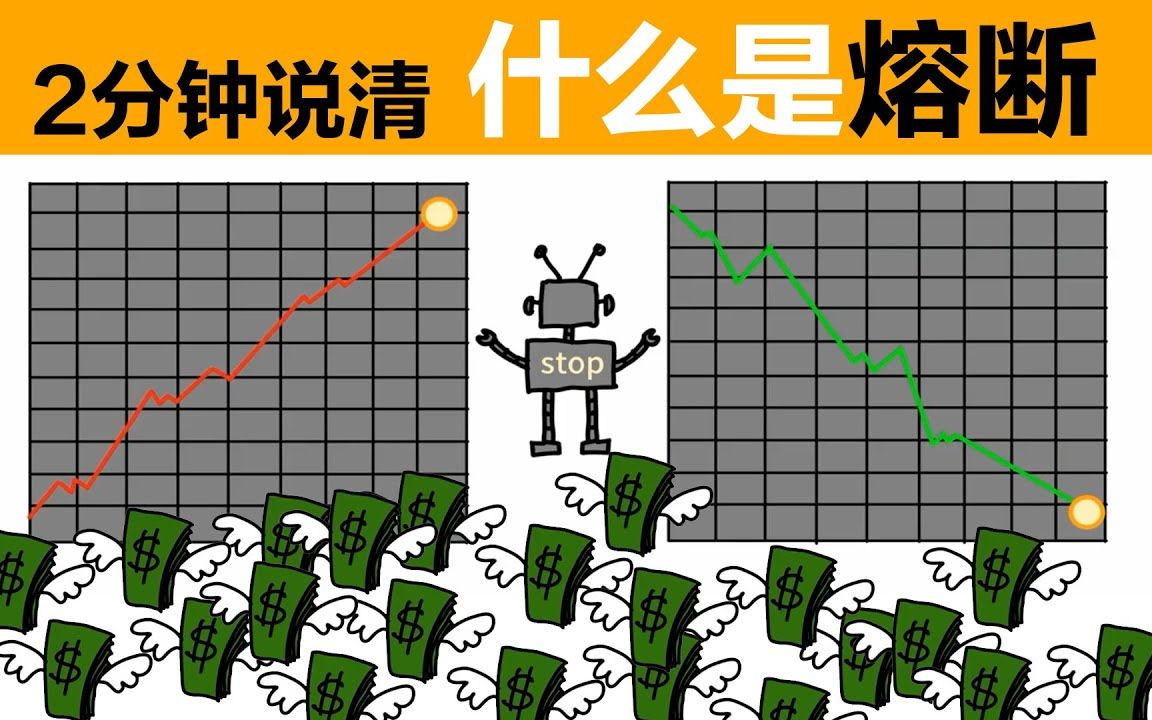 6. 最近美国股市震荡,一周内2次触发熔断机制 动画科普 什么是熔断 大盘熔断 个股熔断 2分钟说清 美股 有点意思哔哩哔哩bilibili