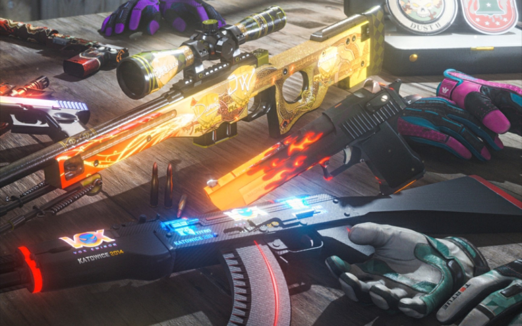 csgo荒漠迷城快速防火vip烟官匹64tick128tick教学_csgo