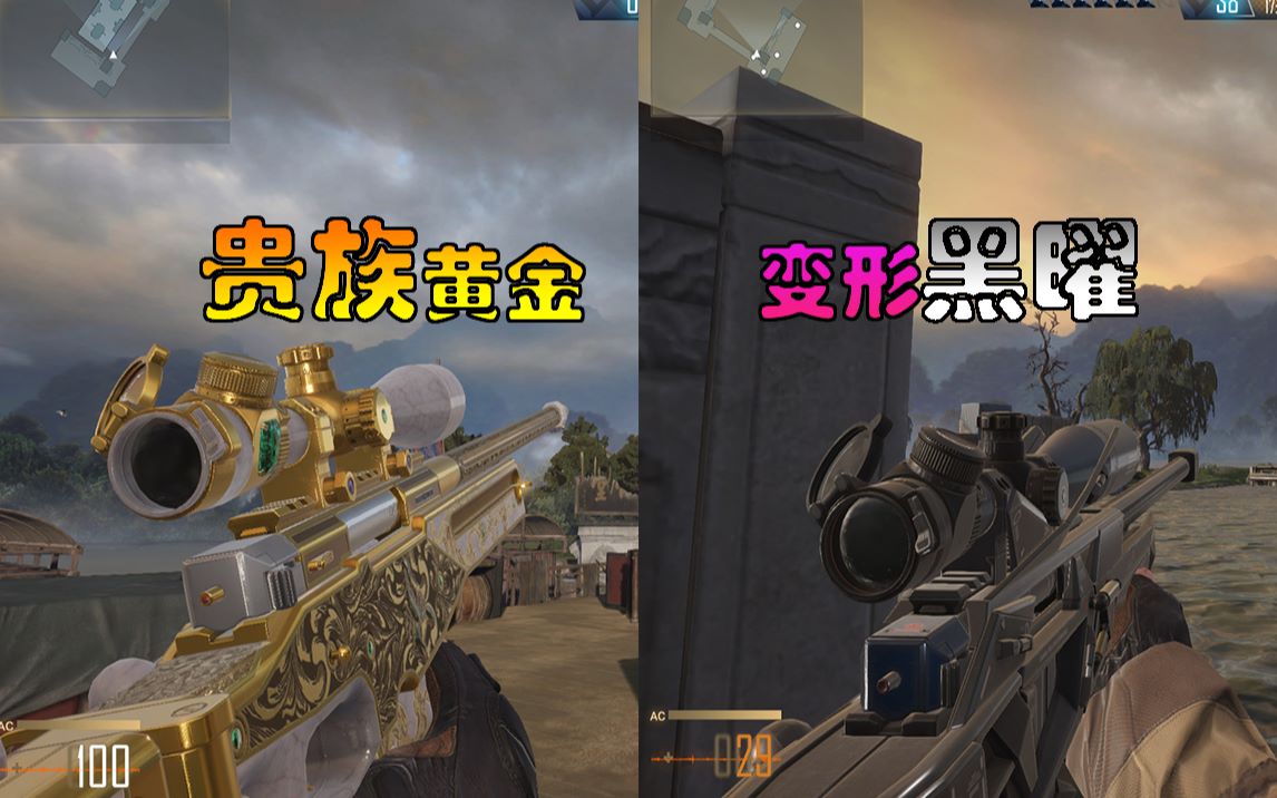 诺言cfhd:目前最稀有awm贵族皮肤和免费黑曜你们更喜欢哪一款呢?