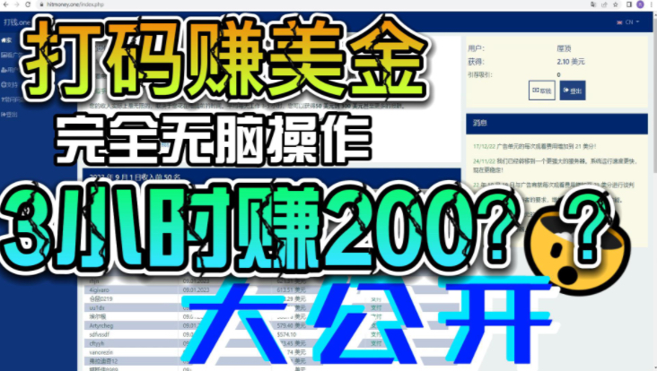 2024最新副业兼职项目,实测日入200+,保姆级实战教程详解,靠谱副业兼职哔哩哔哩bilibili