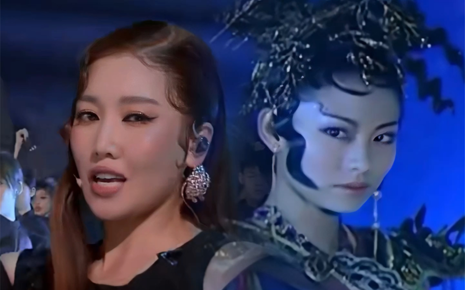 浪姐4《龙拳》alin造型撞电视剧《花姑子》蛇妖,亦正亦邪太酷辣