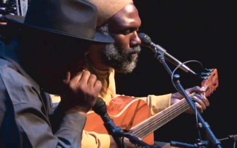 [图]【乡村布鲁斯】 Phil Wiggins & Corey Harris 在肯尼迪中心表演"Catfish Blues"