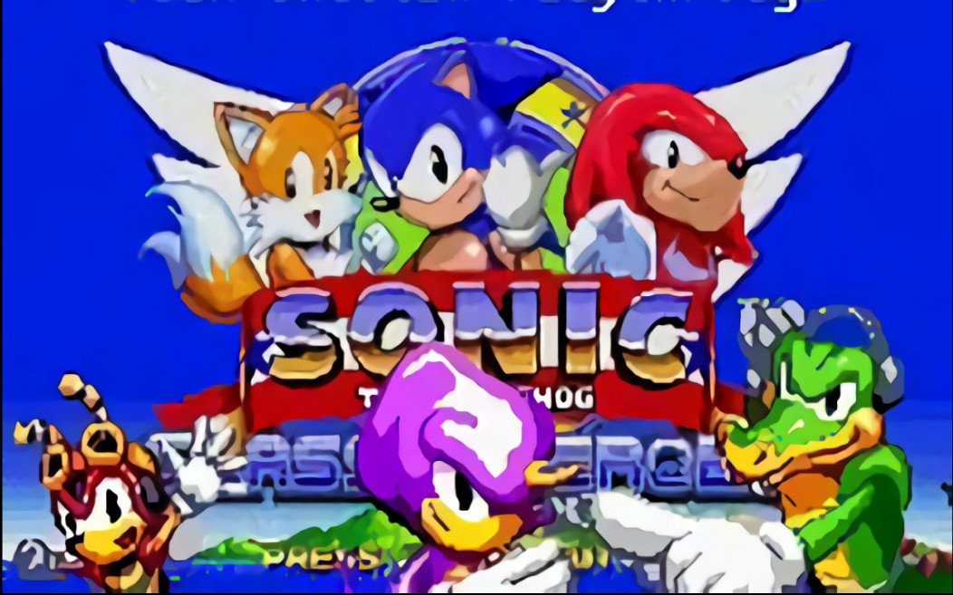 [图]【TAS 60帧】索尼克1+2合集 经典英雄版（Sonic Classic Heros）全图疾跑TAS表演视频