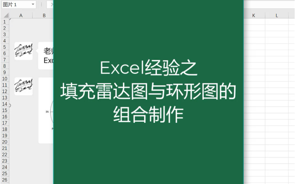 excel雷达环形图的制作…哔哩哔哩bilibili