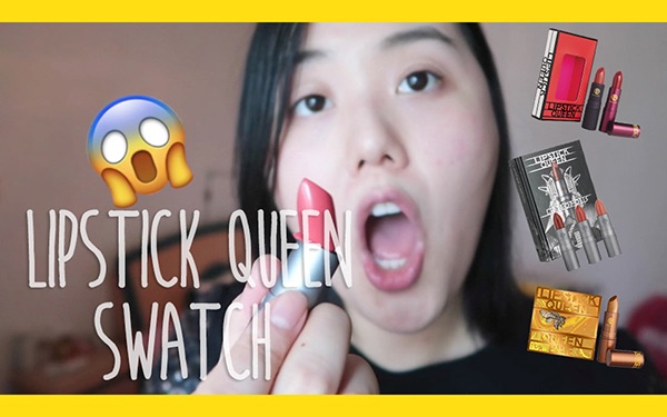 Lipstick Queen 6支唇膏 试色|Liptropolis, Queen Bee, Forbidden Fru哔哩哔哩bilibili