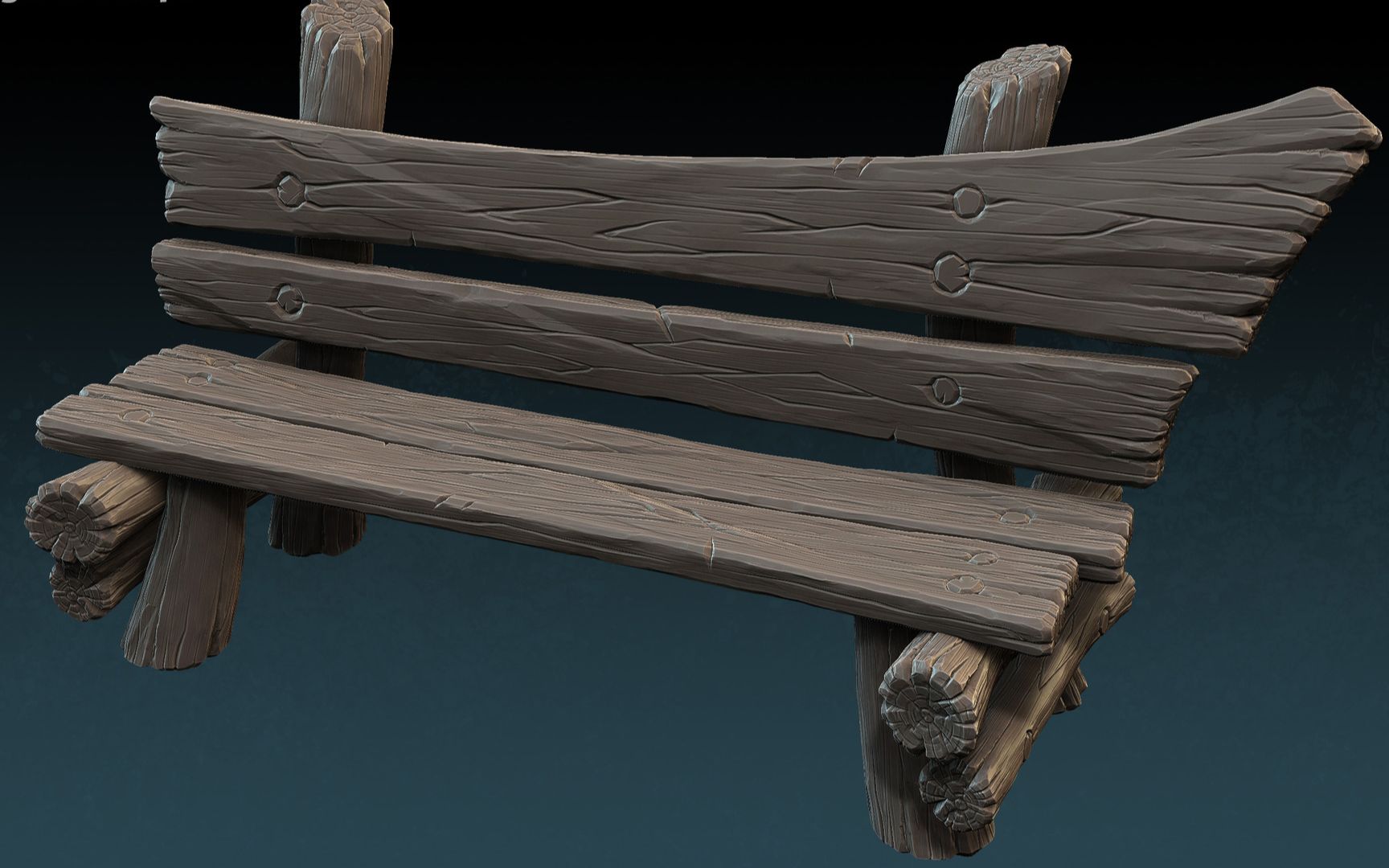 zbrush基础教学:木头材质雕刻,零基础也能学习(未完成)_哔哩哔哩_bili