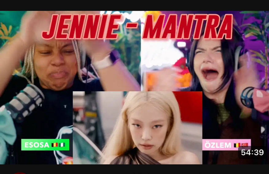 [图]比利时姐妹reaction《JENNIE - 新歌Mantra》最新超长视频！！