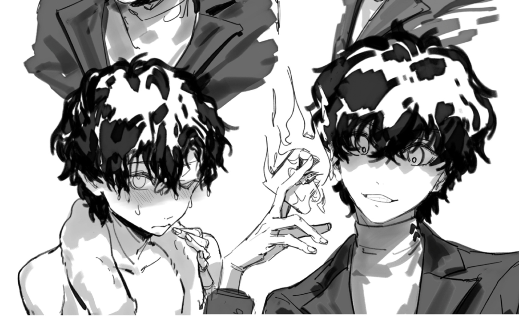 【绘|女神异闻录p5r】萨斯噶周可儿!