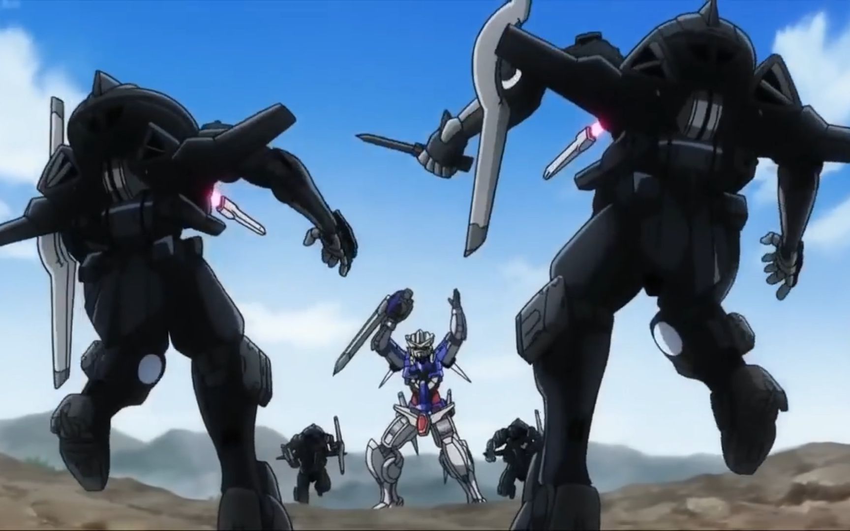 【怀旧向】高达动画机体集-aeu暴徒式 pmc型(aeu-05g)_哔哩哔哩_bili