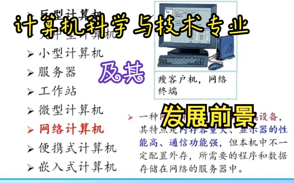 计算机科学与技术专业及其发展前景哔哩哔哩bilibili