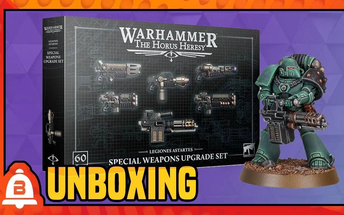 [图]【战锤开箱】荷鲁斯之乱升级武器包 Special Weapons Upgrade Kit Horus Heresy Age of Darkness