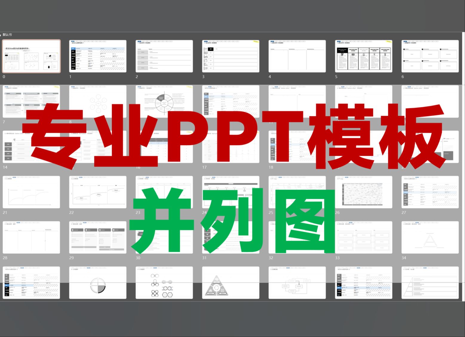 【PPT图示手册】之1.并列图哔哩哔哩bilibili