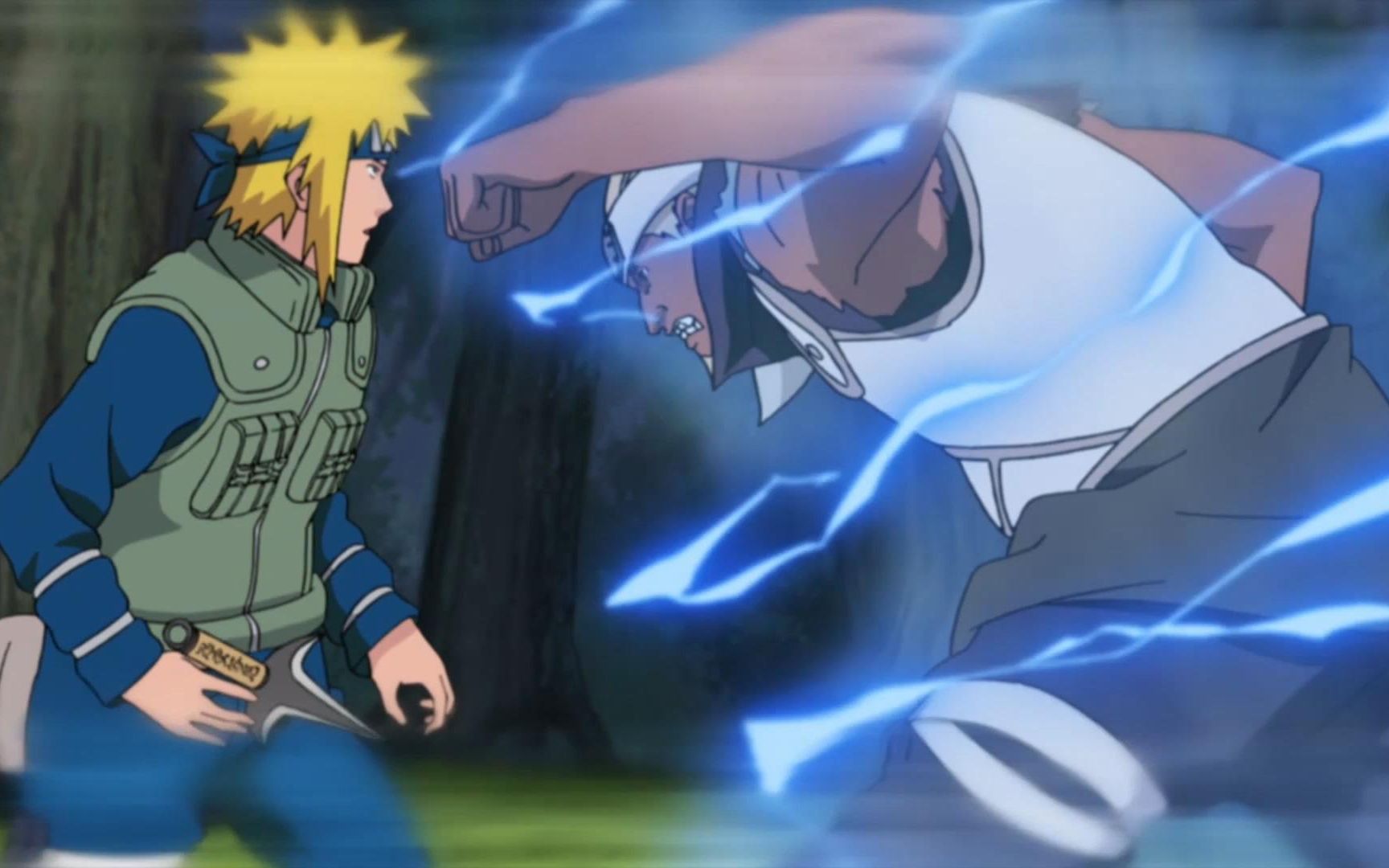 火影:雷影挑战波风水门,差点被杀掉,奇拉比用八尾救了雷影_哔哩哔哩