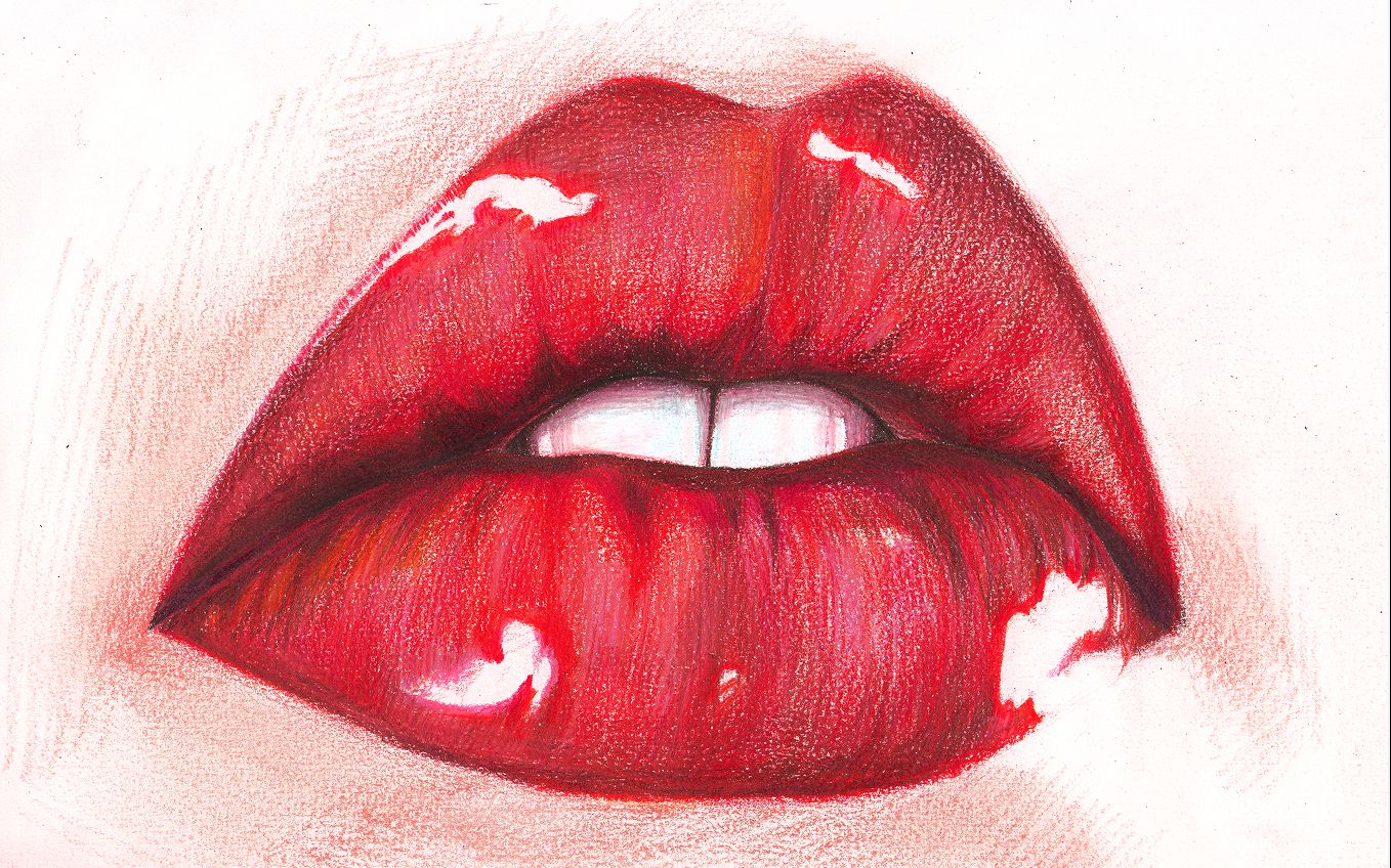 【鬼触的养成故事】如何画出烈焰红唇