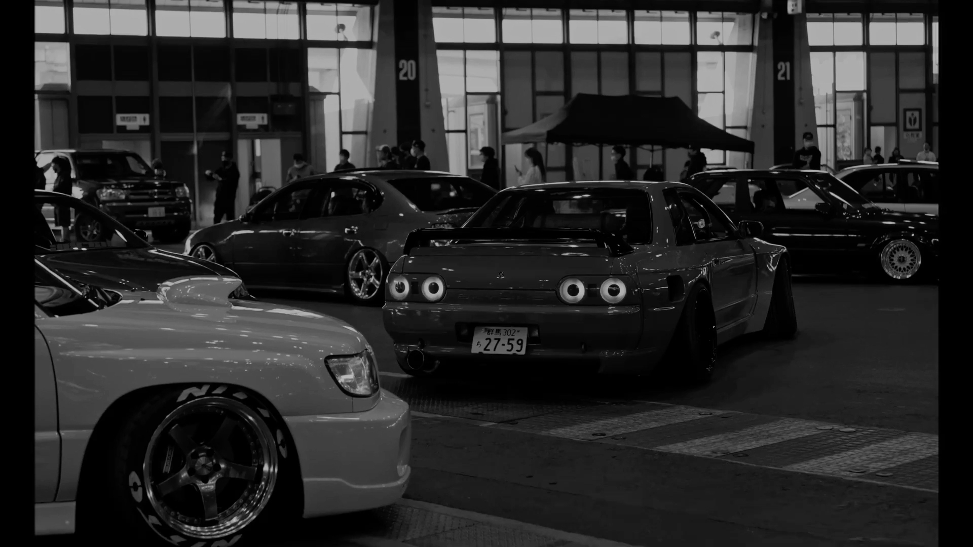 【jdm】黑与白的汽车世界