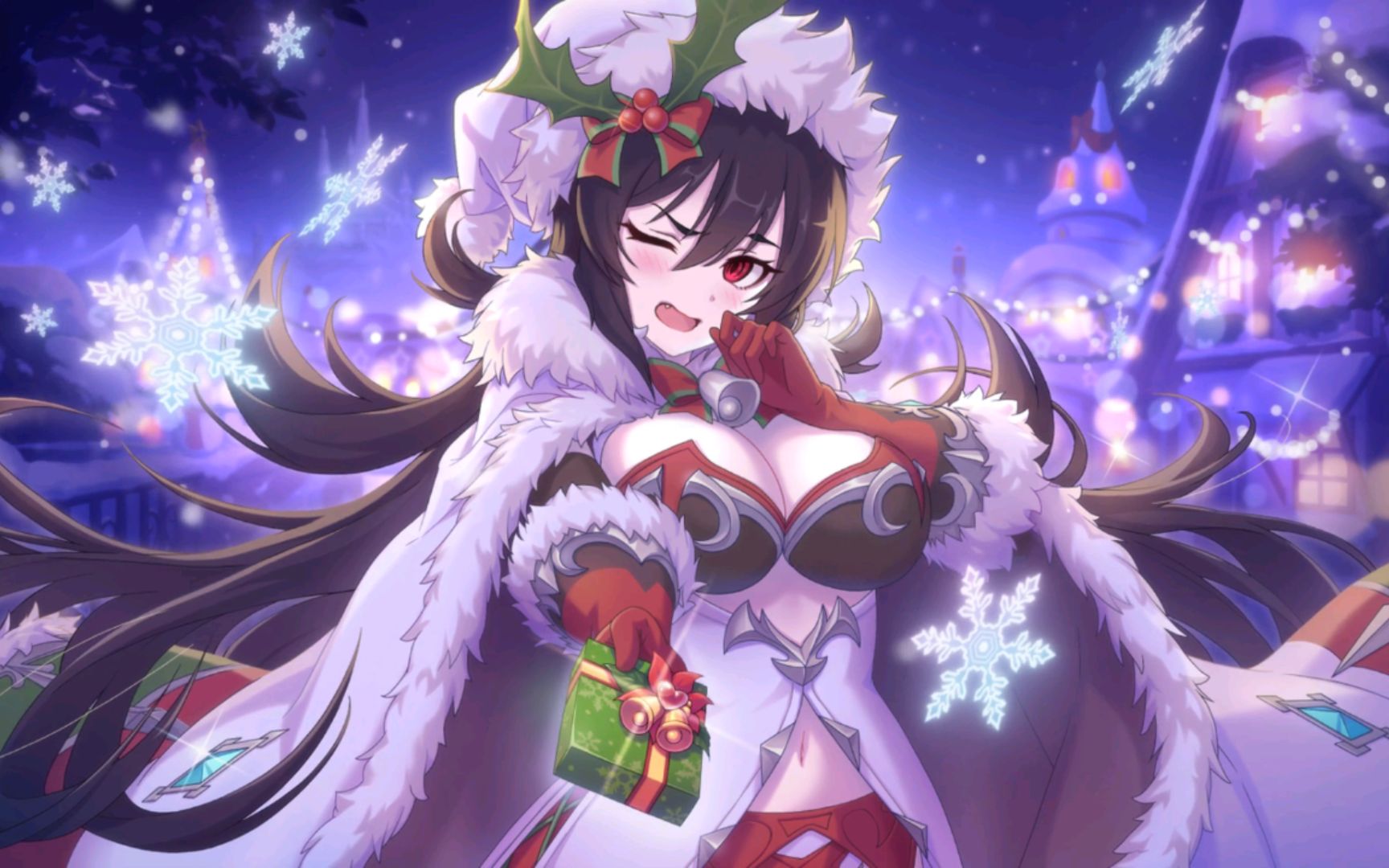 活动作品公主连结伊利亚圣诞老人给你送礼物了哦