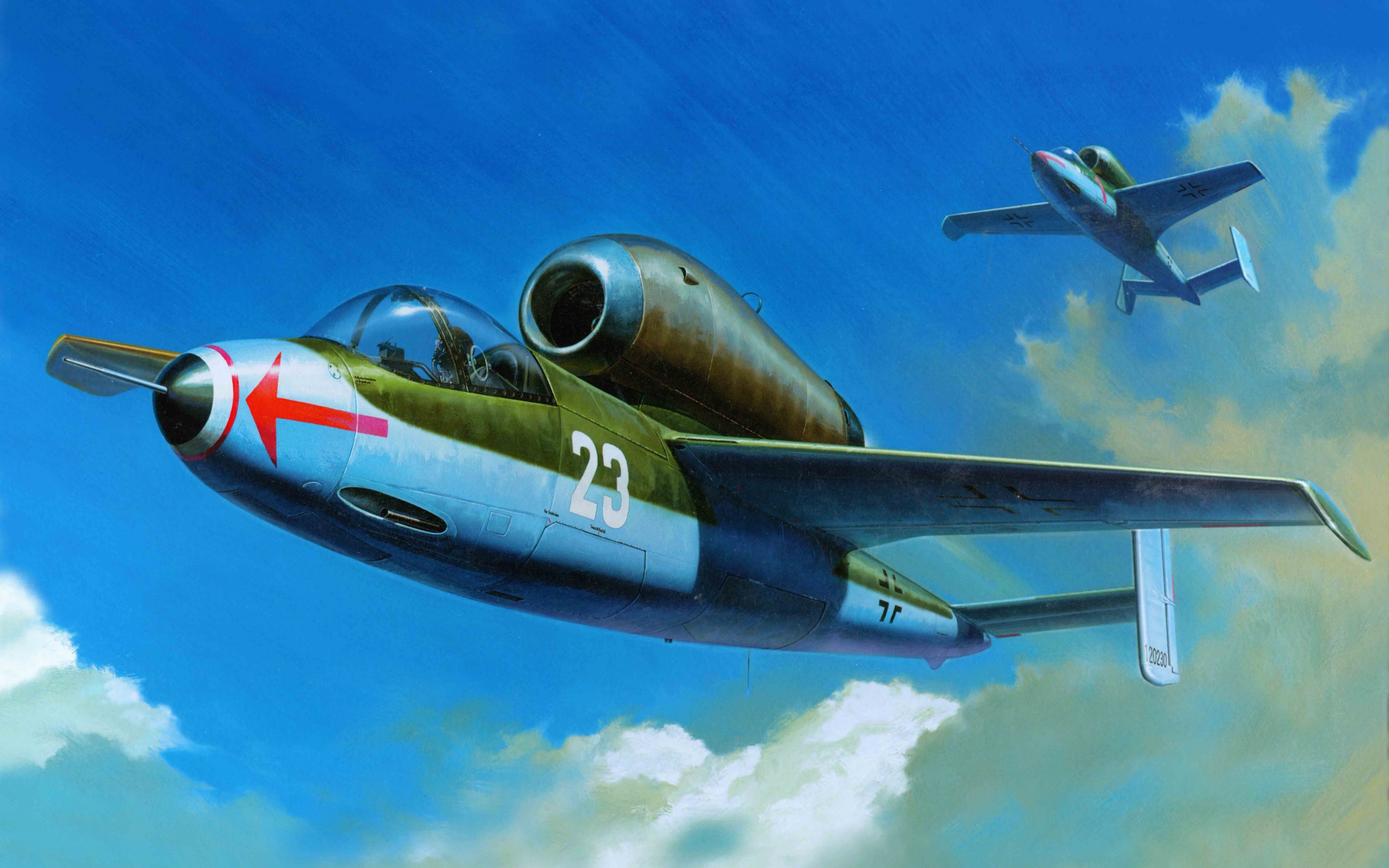 浴血长空国民战斗机he162火蛇战斗机空战试玩