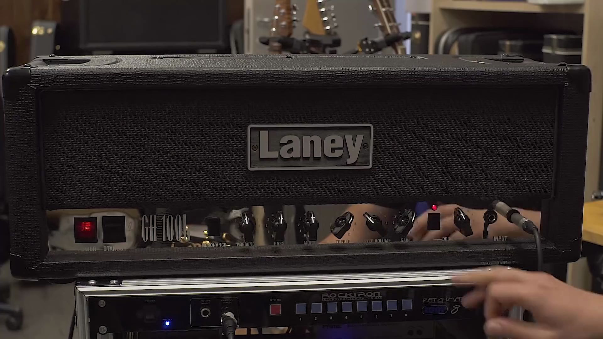laney gh100l playthrough with el34 and 6l6 power tubes
