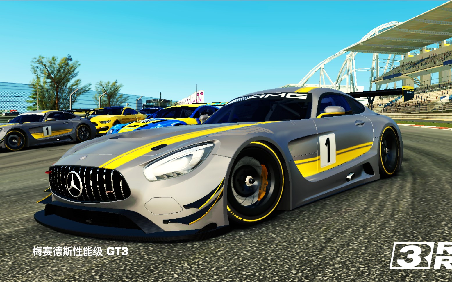 真实赛车3地表最强奔驰让人血液倒流的amggt3