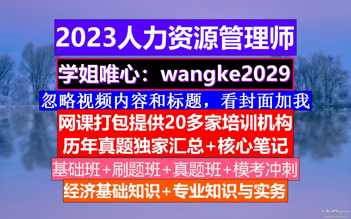 人力资源管理师.人力资源管理报考条件,人力资源管理案例题哔哩哔哩bilibili