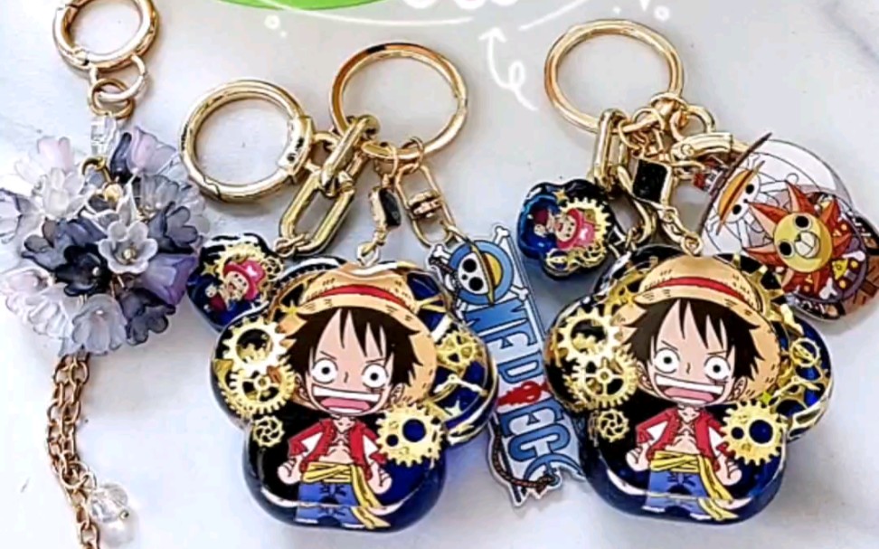 【滴胶打包】海贼王猫爪钥匙扣