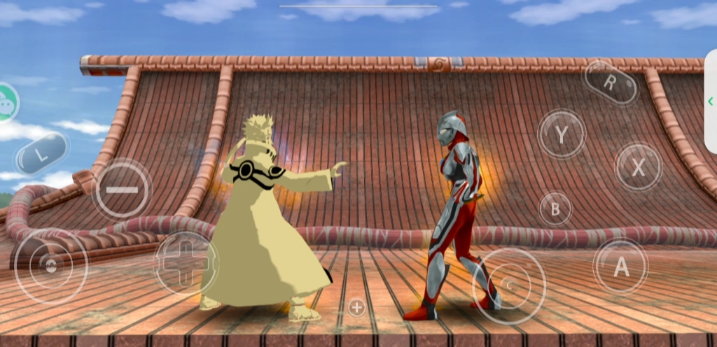 【火影忍者激斗忍者大战sp】鸣人九尾模式vs奈克赛斯奥特曼