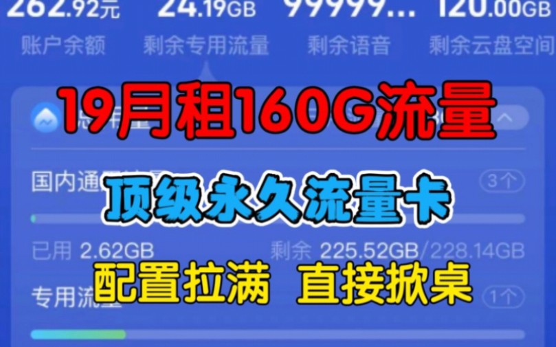 【流量自由】超值19元永久流量卡,畅享180G高速流量!结转速率快,手机上网新选择,大忽悠大表哥力荐,流量卡必备!流量卡电话卡移动流量卡联通流...