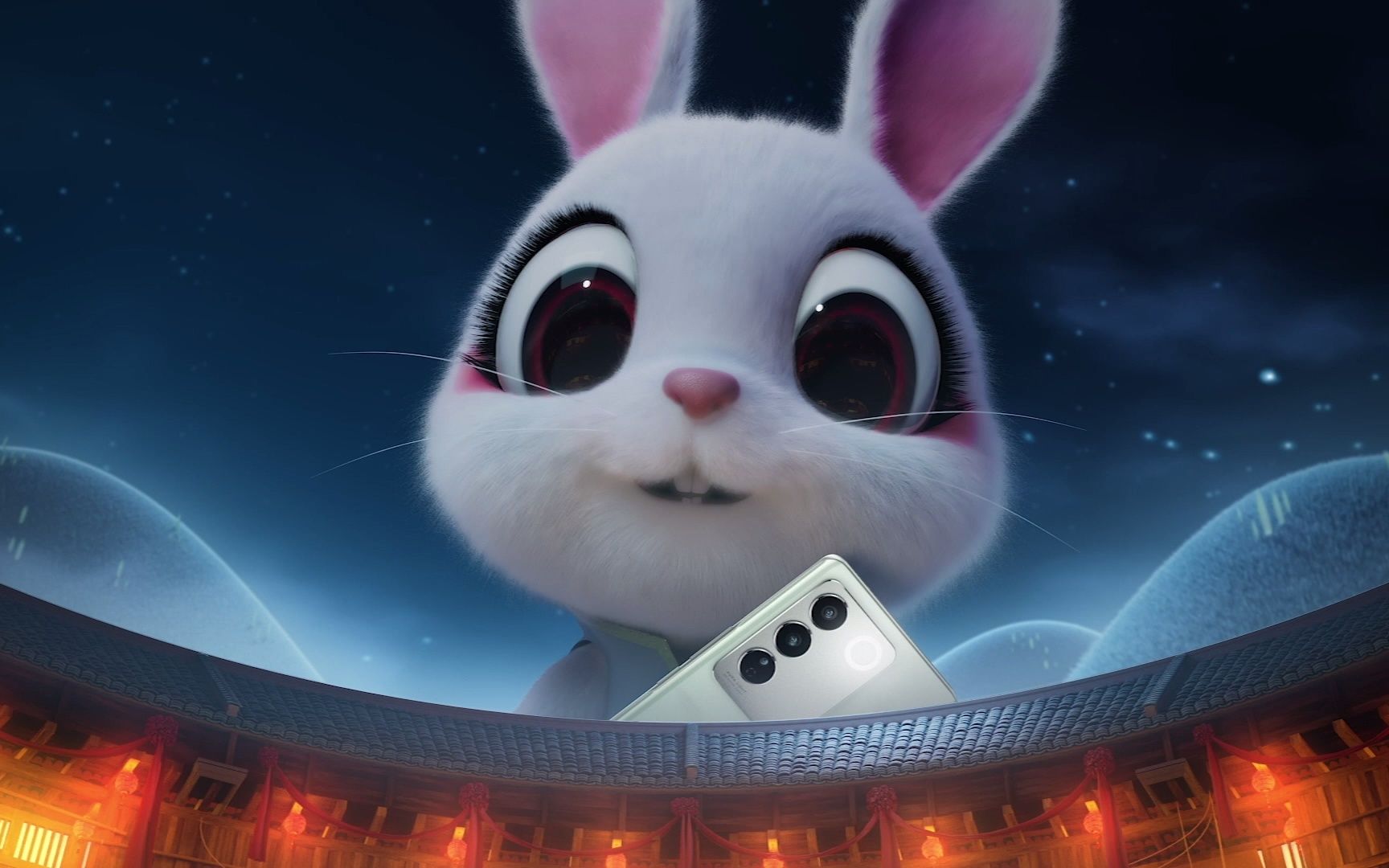 由vivo与点维团队共同创作的vivo s16系列《兔神的守护》暖心上线