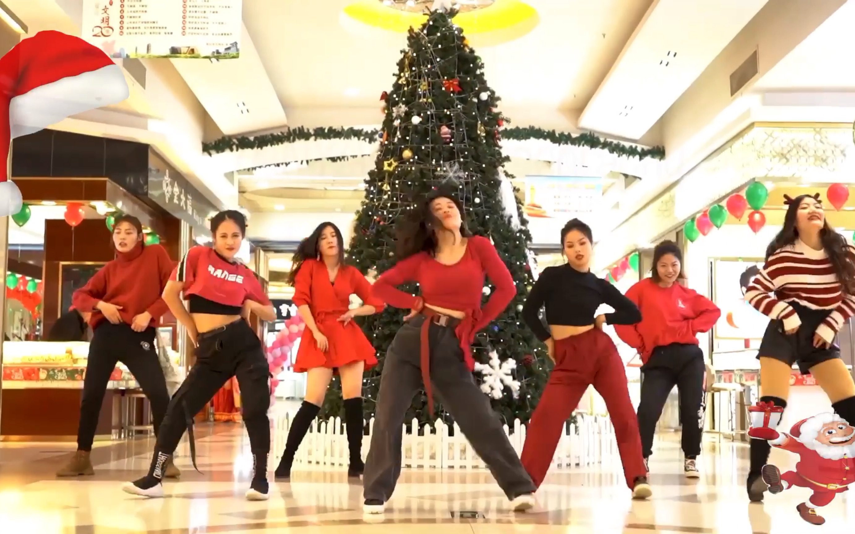 [宿迁5h舞蹈]简单可爱的圣诞舞蹈 yanyan编舞_哔哩哔哩 (゜-゜)つロ