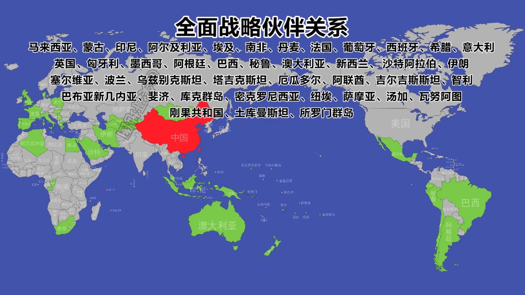 中国与世界各国的外交关系等级,名称越长,关系越不简单哔哩哔哩bilibili