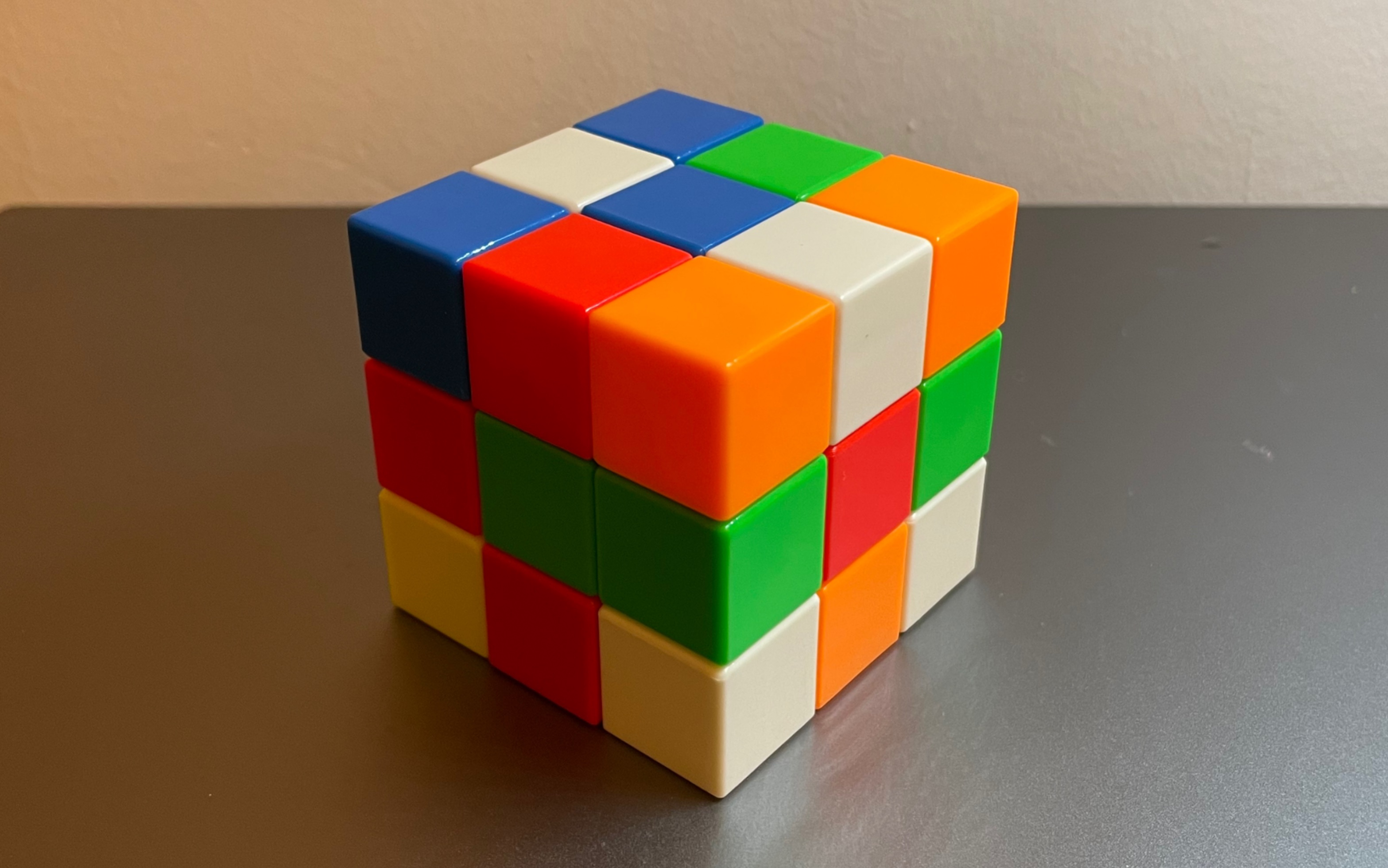 三阶魔方锁的还原过程