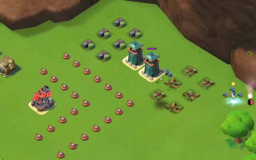 伊娃一人单枪匹马团灭哈莫曼司令部/40级双超级迫击炮 /海岛奇兵