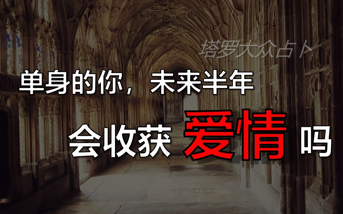 单身的你,未来半年会收获爱情吗?你的桃花运势&爱情指南 | 大众塔罗占卜 | Korrotarot哔哩哔哩bilibili