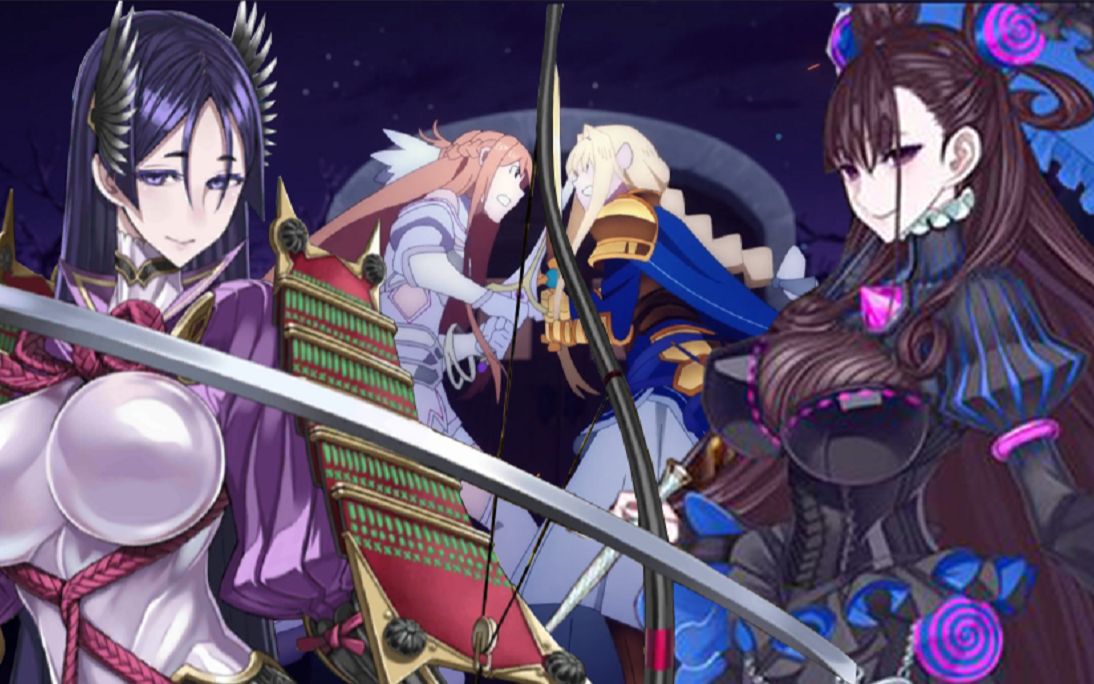 【fgo】最喜欢看两个女人打架了,奶光2t紫式部情人节高难_哔哩哔哩
