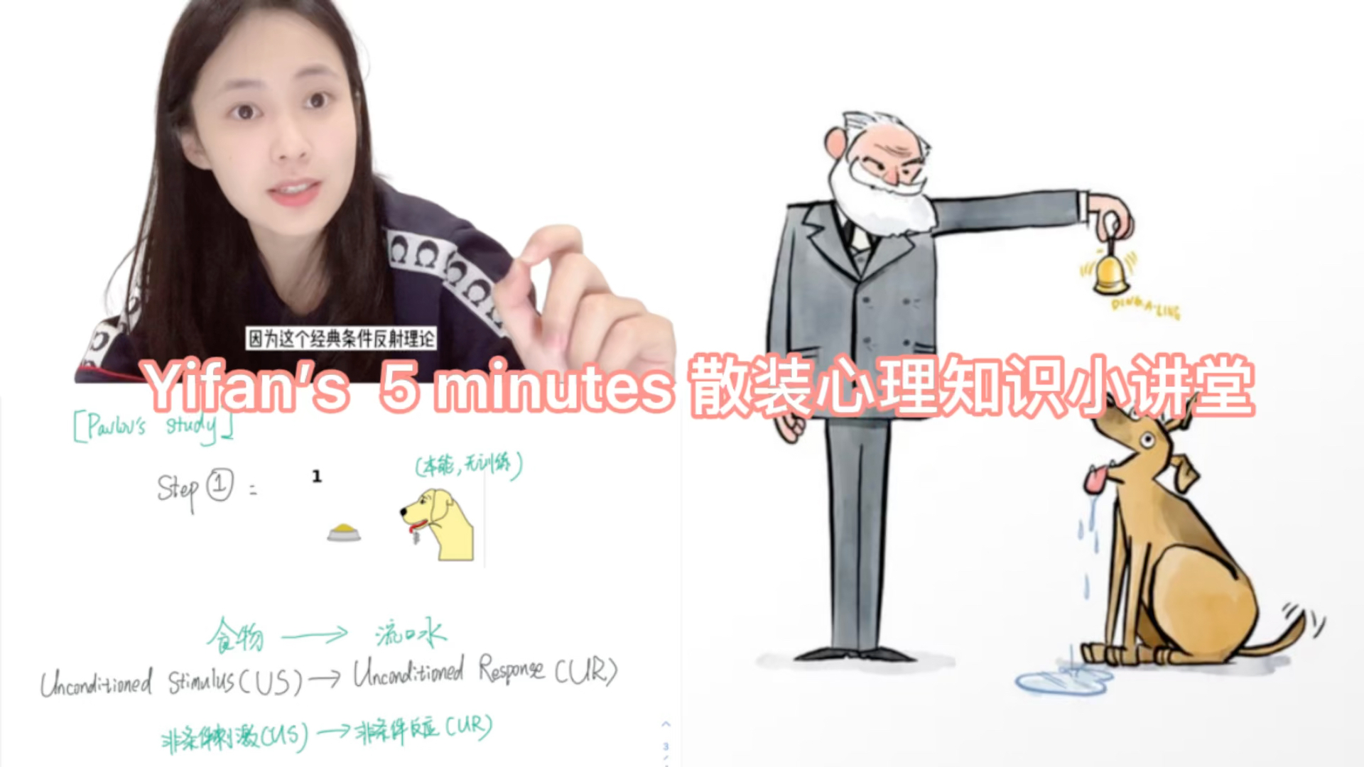 心理科普:经典条件反射Classical Conditioning|巴甫洛夫的狗哔哩哔哩bilibili