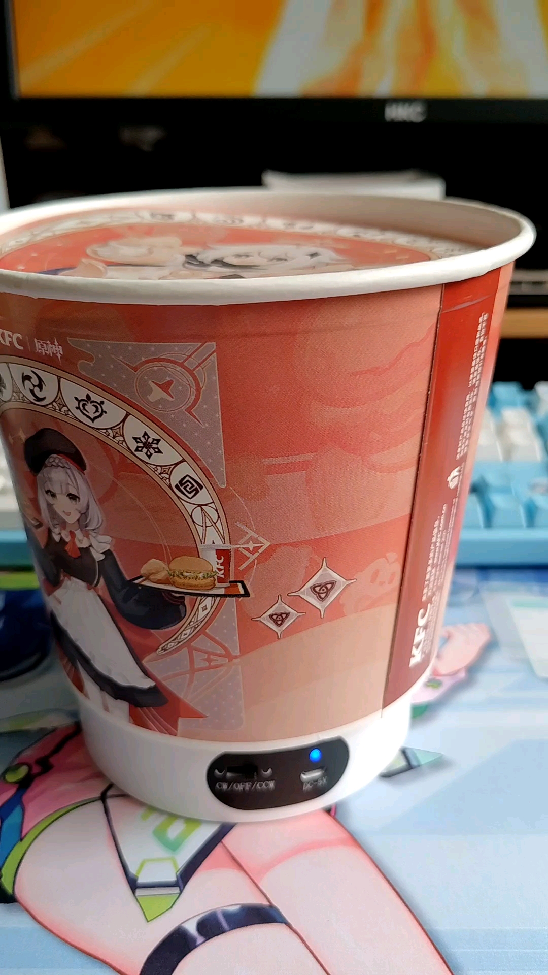 kfc联名原神《原神提瓦特乐享桶》旋转展示_哔哩哔哩 (゜-゜)つロ