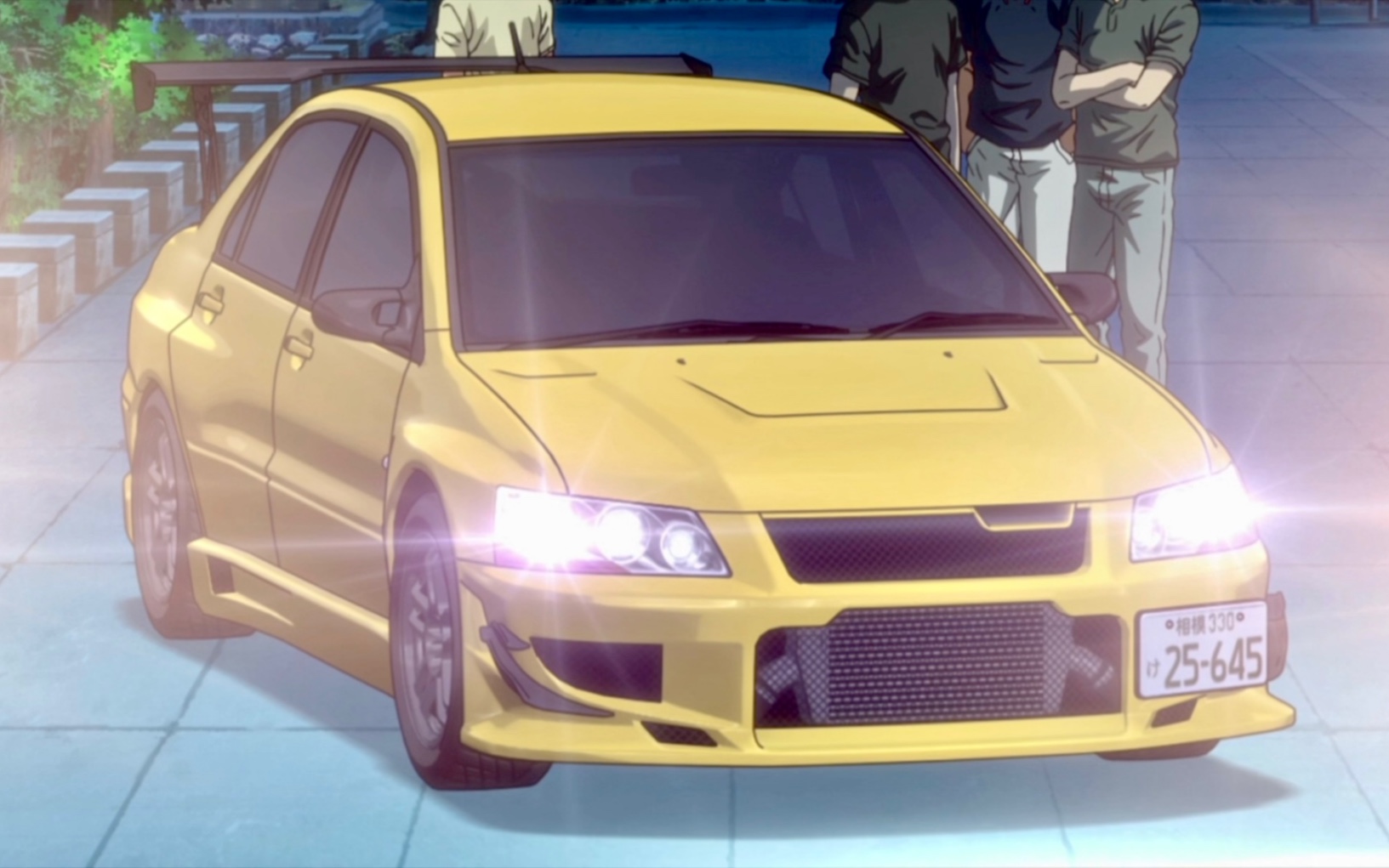 头文字d 开evo和翼豹的车手都有一种类似的信仰