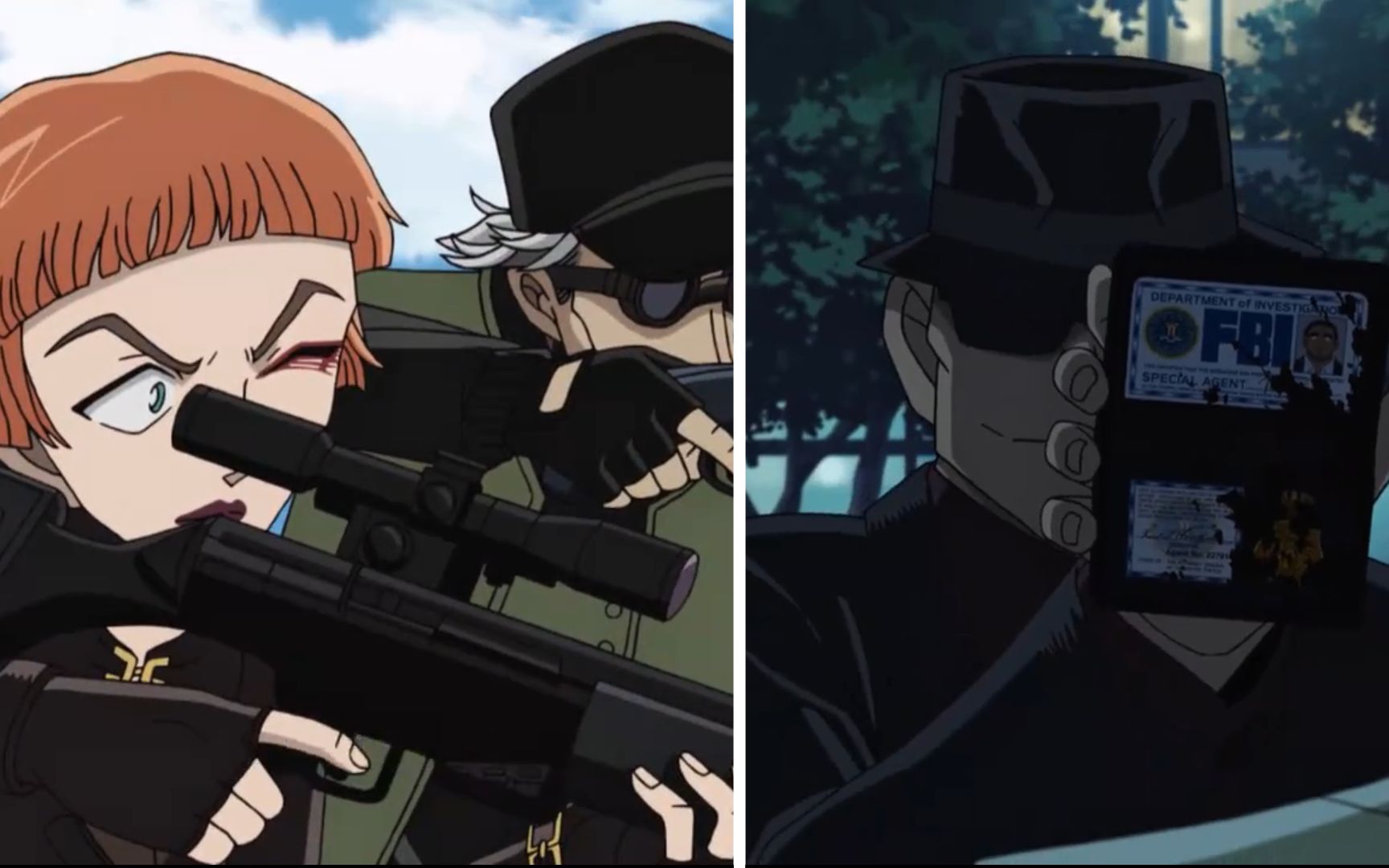 "伏特加拿出fbi证,香缇科伦准备射杀~!